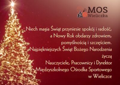 Zdrowych, spokojnych Świąt Bożego Narodzenia