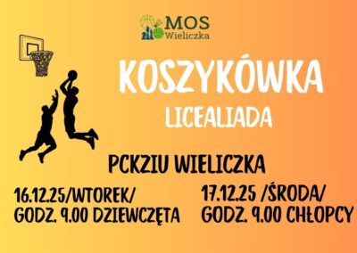 Koszykówka Licealiada – ZAPISY W SRS