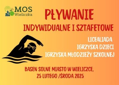 KOMUNIKAT PŁYWANIE 2026 – ZAPISY WYŁĄCZNIE W SRS