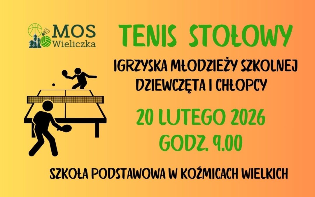 TENIS STOŁOWY Igrzyska Młodzieży Szkolnej – ZAPISY W SRS