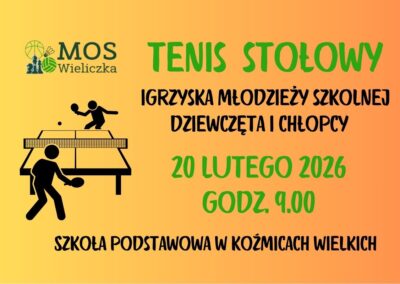 TENIS STOŁOWY Igrzyska Młodzieży Szkolnej – ZAPISY W SRS
