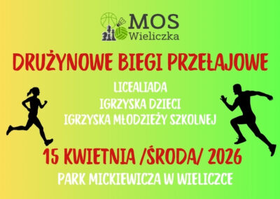 KOMUNIKAT – DRUŻYNOWE BIEGI PRZEŁAJOWE – ZAPISY W SRS