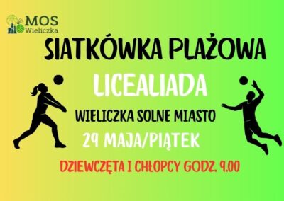PIŁKA PLAŻOWA DZIEWCZĄT I CHŁOPCÓW Licealiada ZAPISY W SRS